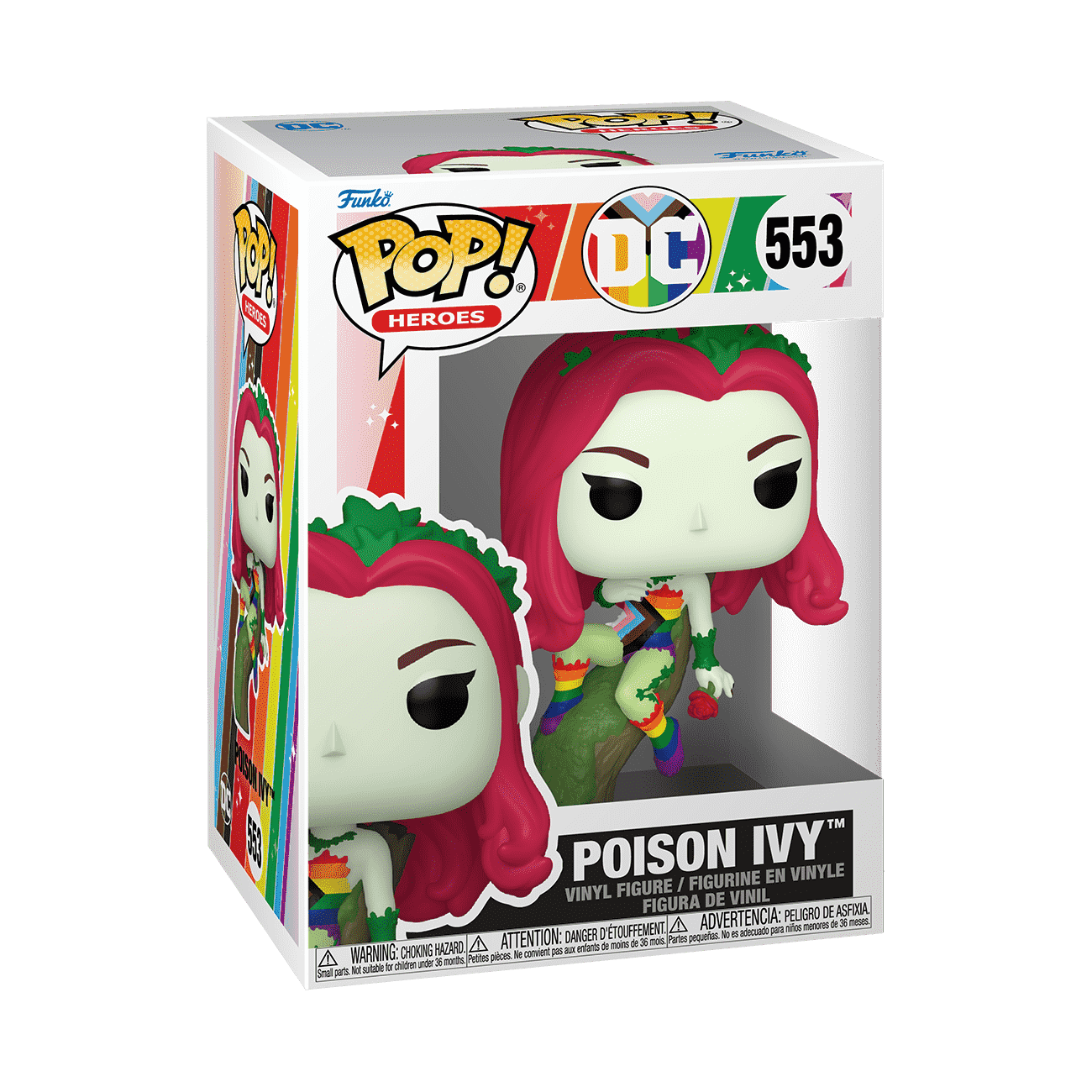 Pop! Poison Ivy (Pride Flag) - Figurine Pop! DC Comics - vue 2