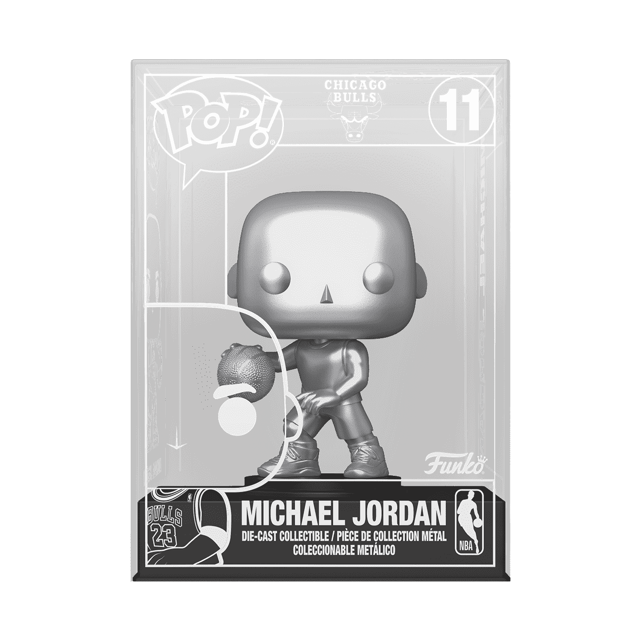 Pop! Die-Cast Michael Jordan - Figurine Pop! NBA - vue 4