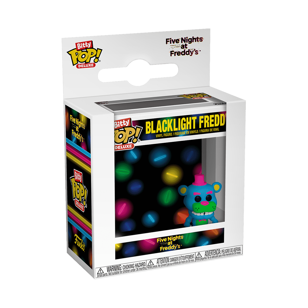 Bitty Pop! Deluxe Blacklight Freddy - Figurine Bitty Pop! Five Nights at Freddy's - vue 3