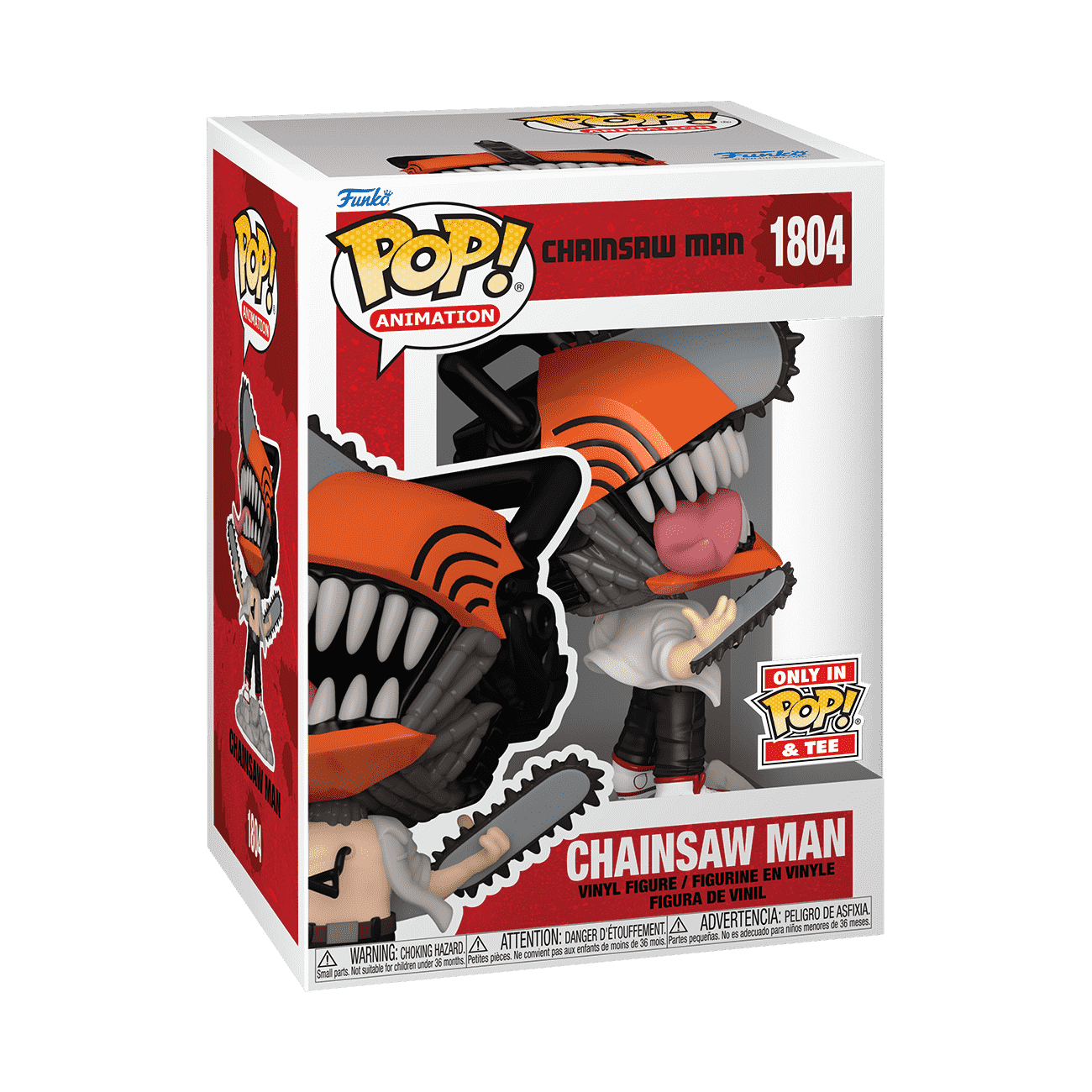 Pop! & Tee Chainsaw Man - Figurine Pop! & Tee Chainsaw Man - vue 4