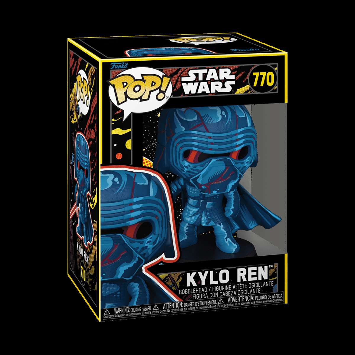 Pop! Kylo Ren (Retro) - Figurine Pop! Star Wars - vue 2