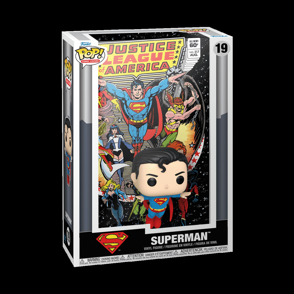 Pop! Comic Covers Justice League of America #217 (Superman) - Figurine Pop! DC Comics - vue 2