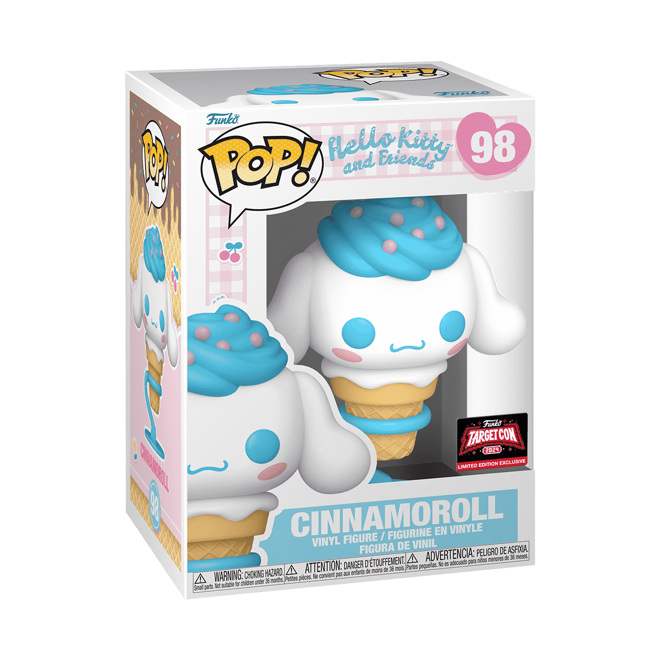 Pop! Cinnamoroll as Ice Cream Cone - Figurine Pop! Sanrio - vue 2