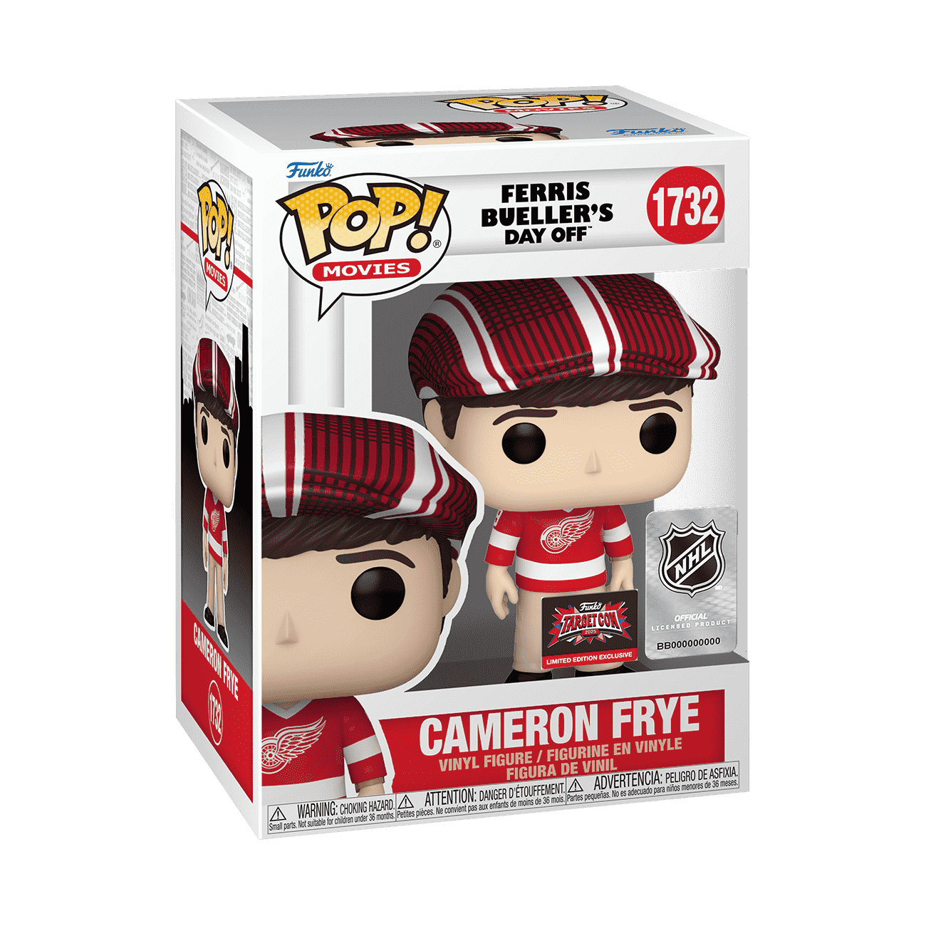 Pop! Cameron Frye (Jersey) - Figurine Pop! Ferris Bueller - vue 2