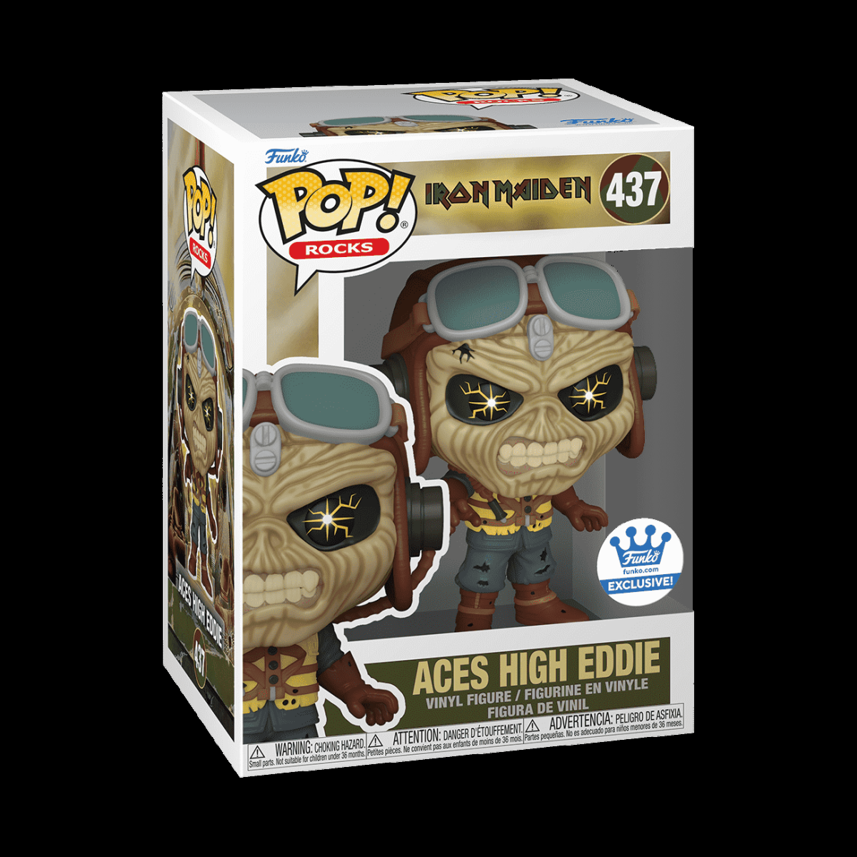 Pop! Aces High Eddie - Figurine Pop! Iron Maiden - vue 3