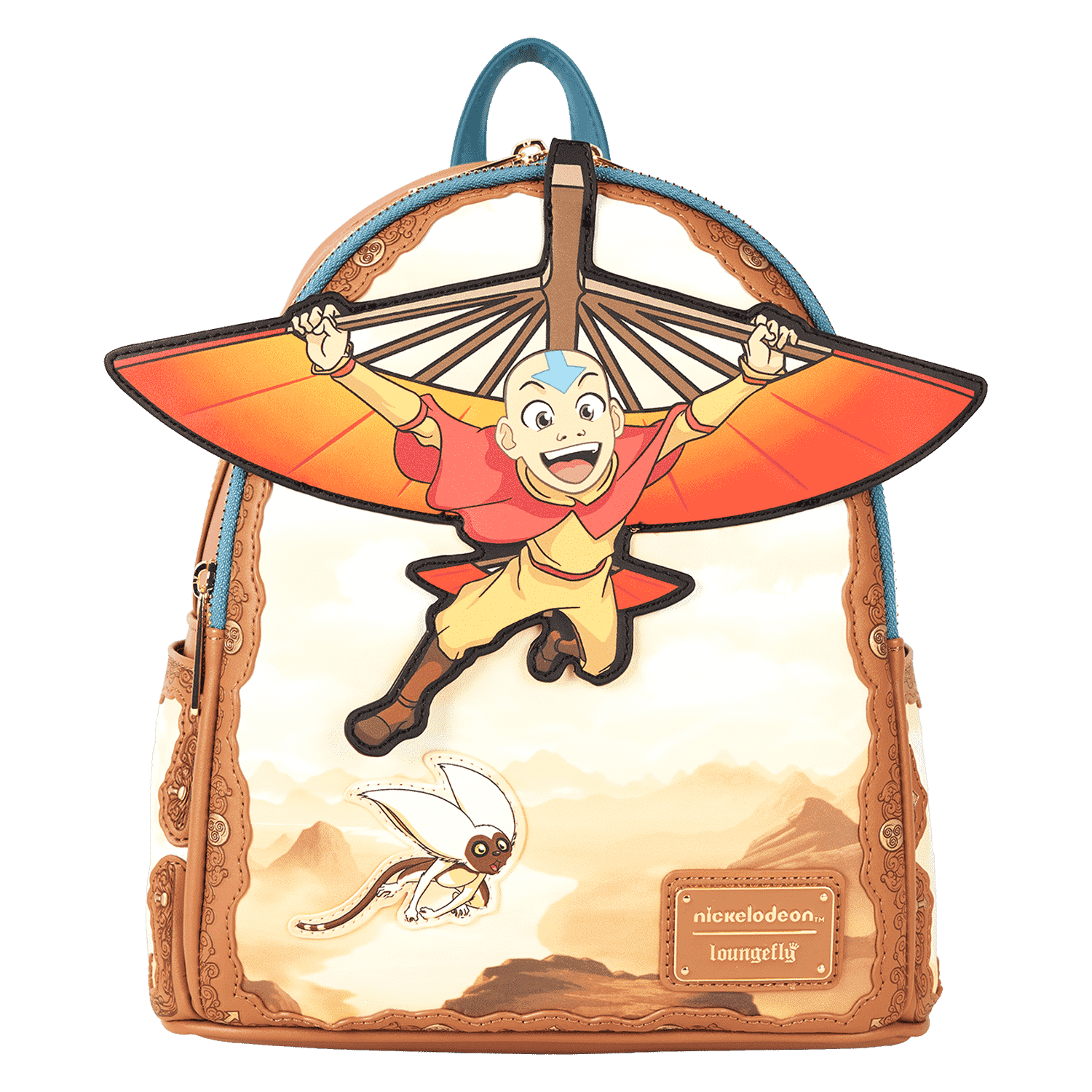 Avatar: The Last Airbender Aang Glider Staff Mini Backpack - Figurine Bags