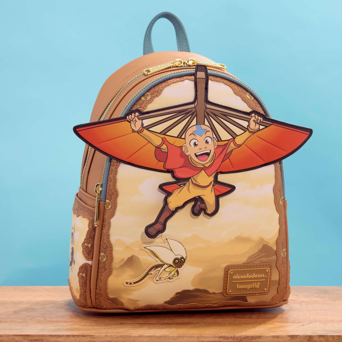 Avatar: The Last Airbender Aang Glider Staff Mini Backpack - Figurine Bags Nickelodeon - vue 2