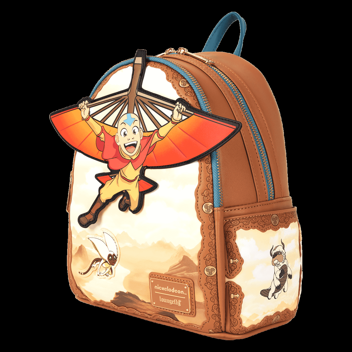 Avatar: The Last Airbender Aang Glider Staff Mini Backpack - Figurine Bags Nickelodeon - vue 4