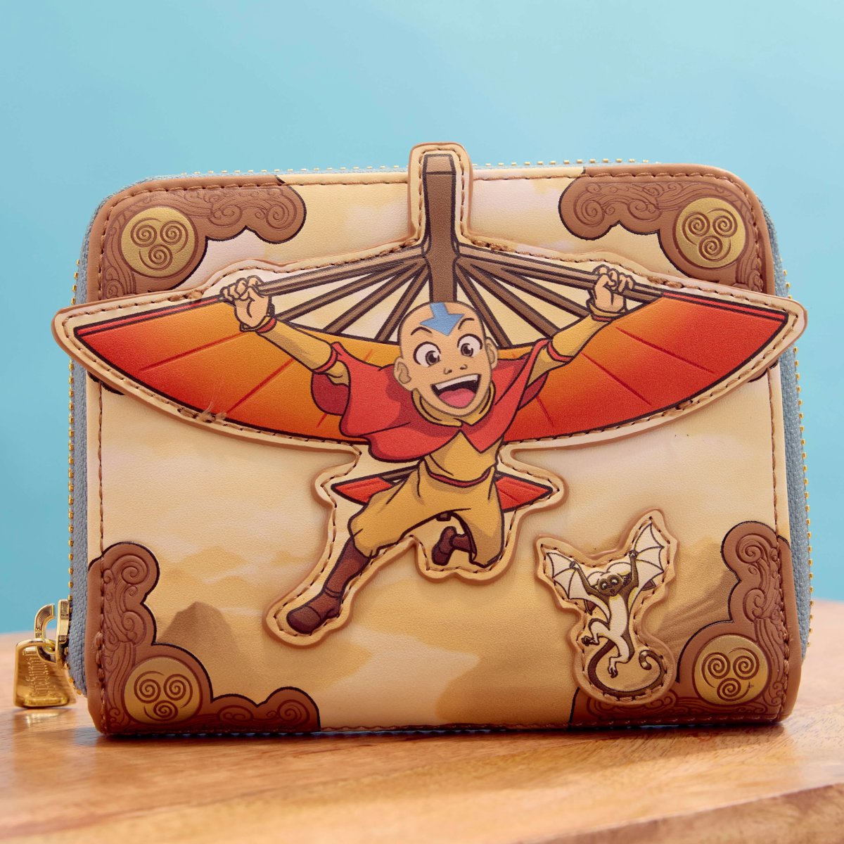 Avatar: The Last Airbender Aang Glider Staff Zip Around Wallet - Figurine Wallets Nickelodeon - vue 2