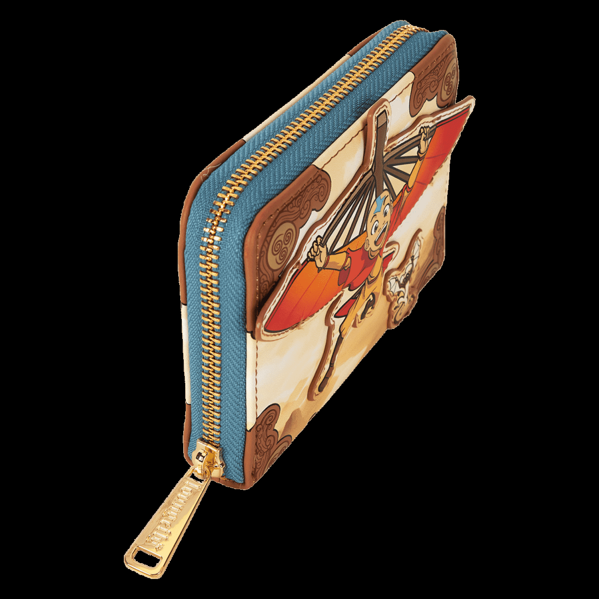 Avatar: The Last Airbender Aang Glider Staff Zip Around Wallet - Figurine Wallets Nickelodeon - vue 4