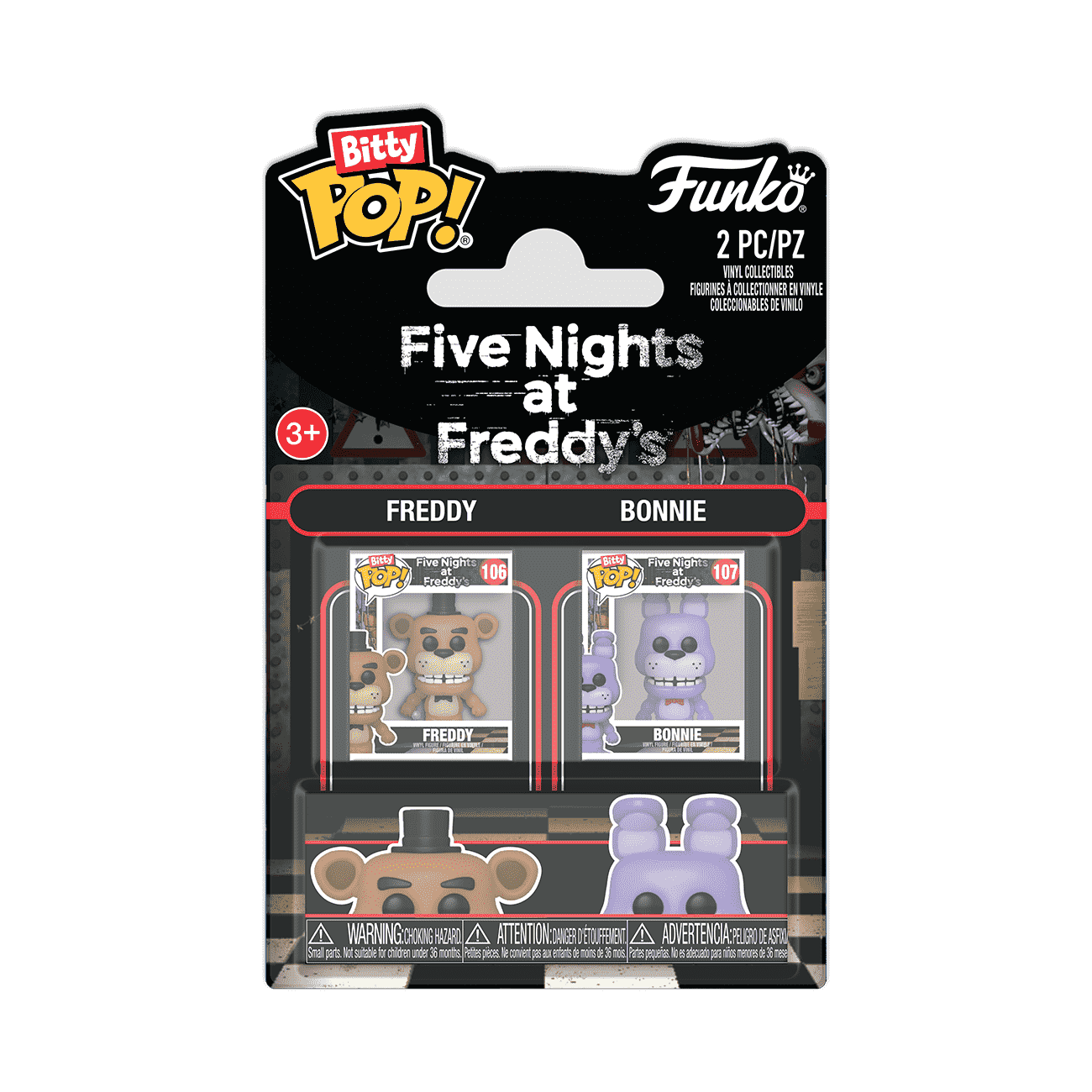 Bitty Pop! Freddy Fazbear & Bonnie the Rabbit 2-Pack - Figurine Bitty Pop!