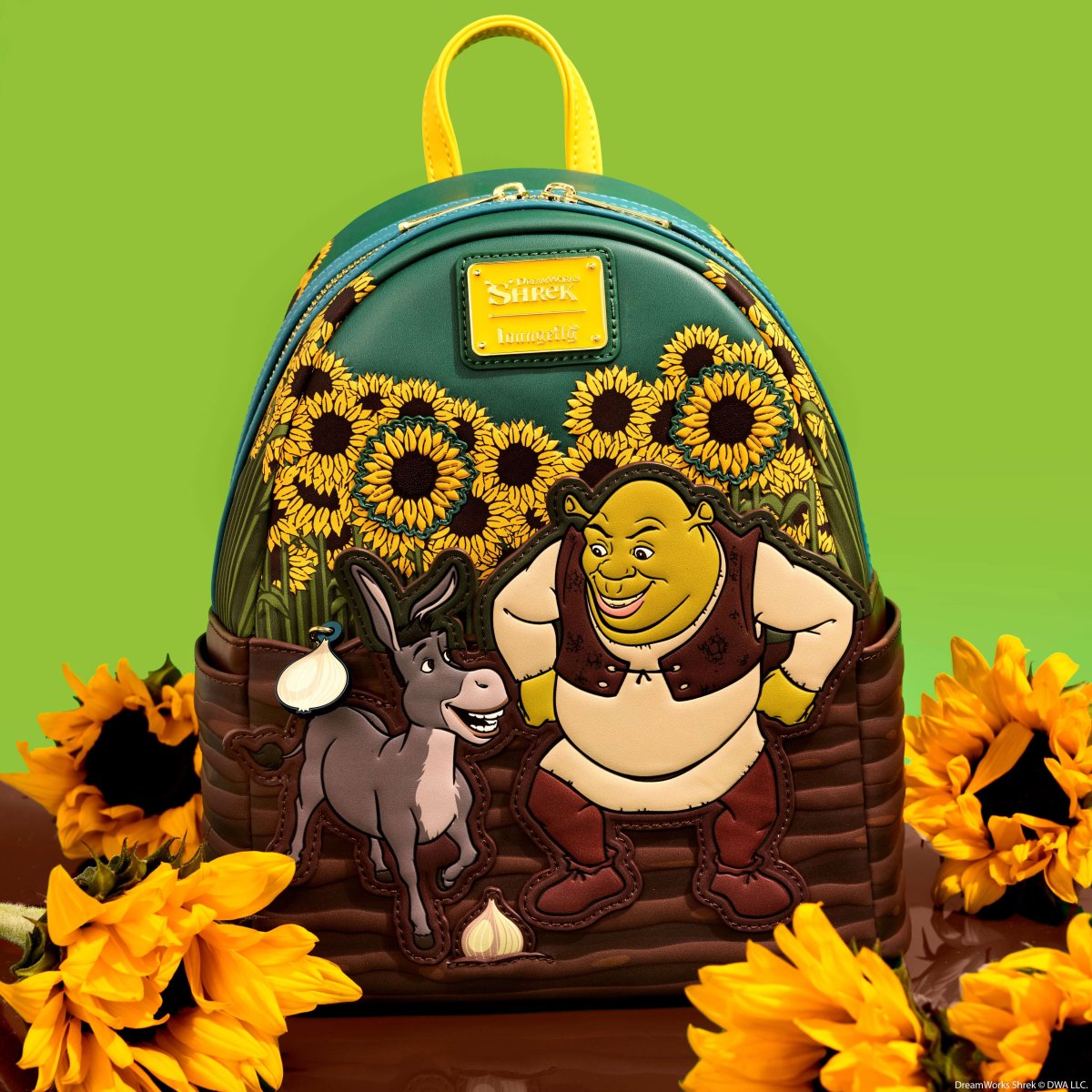 Shrek & Donkey Sunflower Field Mini Backpack - Figurine Bags Shrek - vue 2