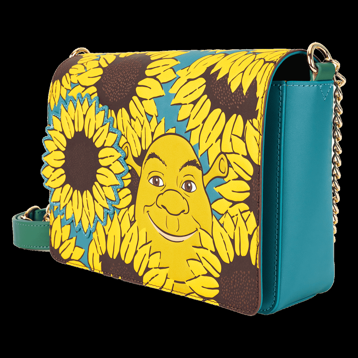 Shrek & Donkey Sunflower Field Crossbody Bag - Figurine Bags Shrek - vue 4