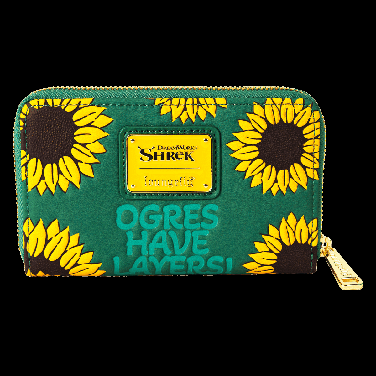Shrek & Donkey Sunflower Field Zip Around Wallet - Figurine Wallets Shrek - vue 4