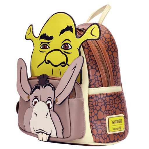 Shrek and Donkey Cosplay Mini Backpack - Figurine Bags Shrek - vue 3