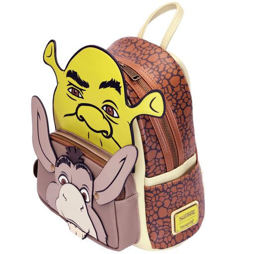 Shrek and Donkey Cosplay Mini Backpack - Figurine Bags Shrek - vue 4