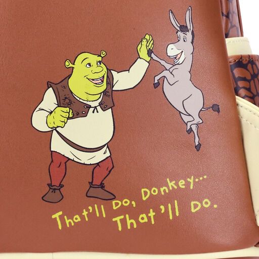 Shrek and Donkey Cosplay Mini Backpack - Figurine Bags Shrek - vue 6