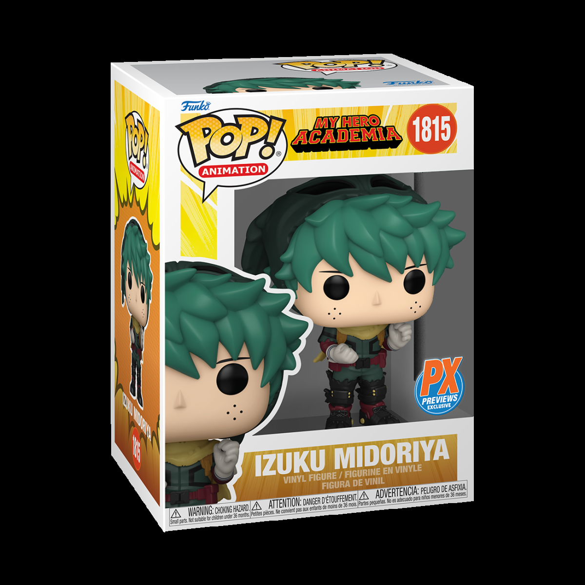 Pop! Izuku Midoriya (Hooded) - Figurine Pop! My Hero Academia - vue 2