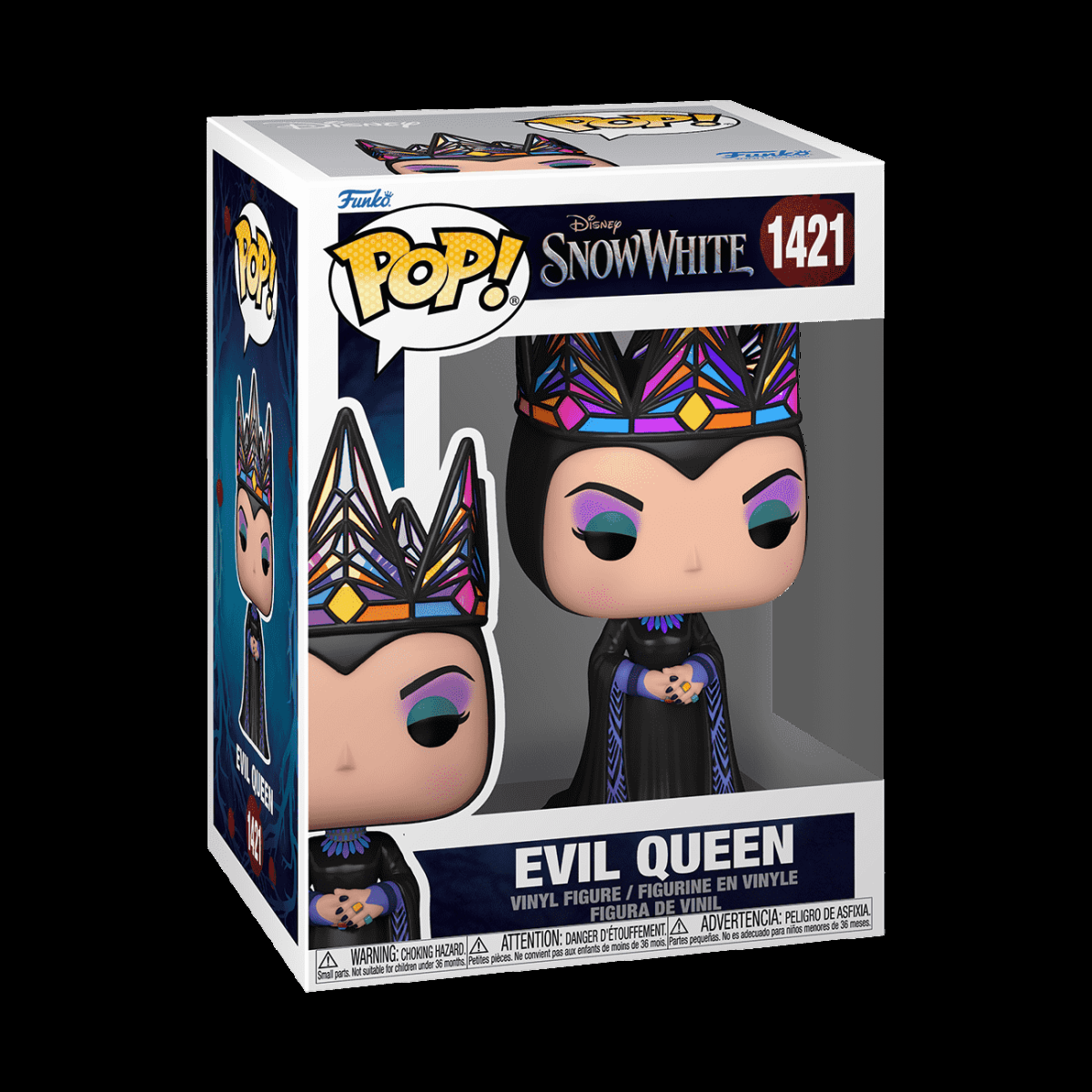 Pop! Evil Queen (Blue & Black Gown) - Figurine Pop! Disney - vue 2