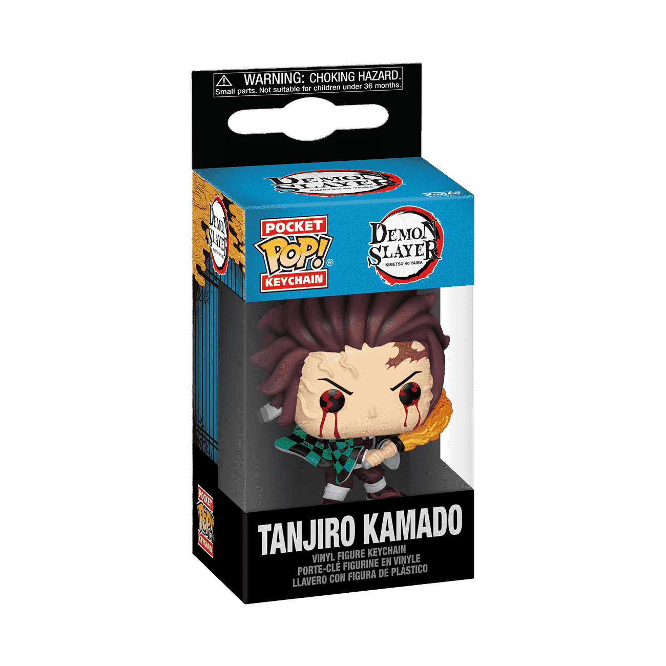 Pop! Keychain Tanjiro Kamado (Sun Breathing) - Figurine Pop! Demon Slayer - vue 2