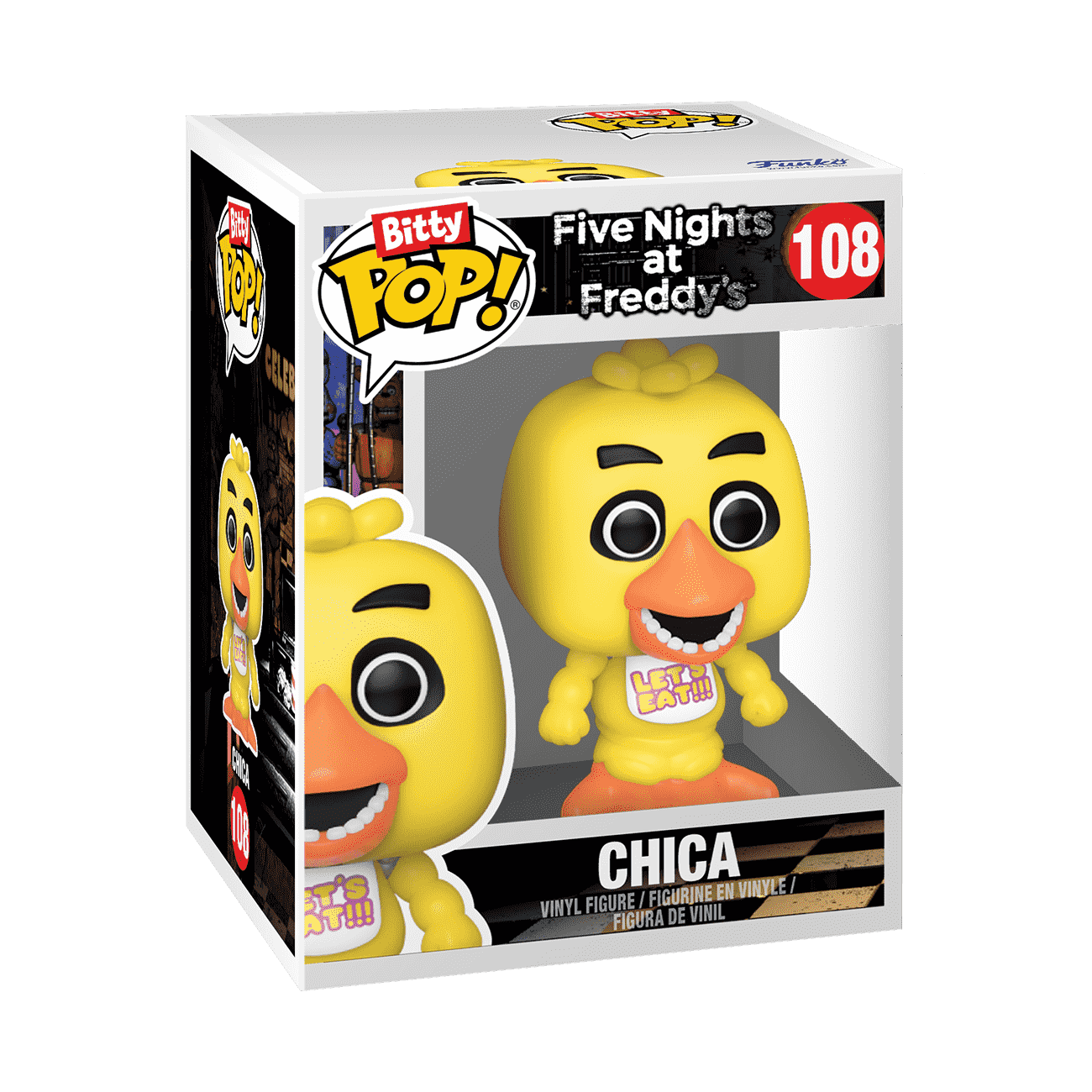 Bitty Pop! Foxy the Pirate & Chica the Chicken 2-Pack - Figurine Bitty Pop! Five Nights at Freddy's - vue 3
