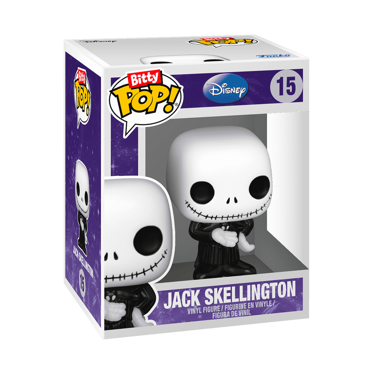 Bitty Pop! Jack Skellington & Sally Sewing 2-Pack - Figurine Bitty Pop! Disney - vue 4
