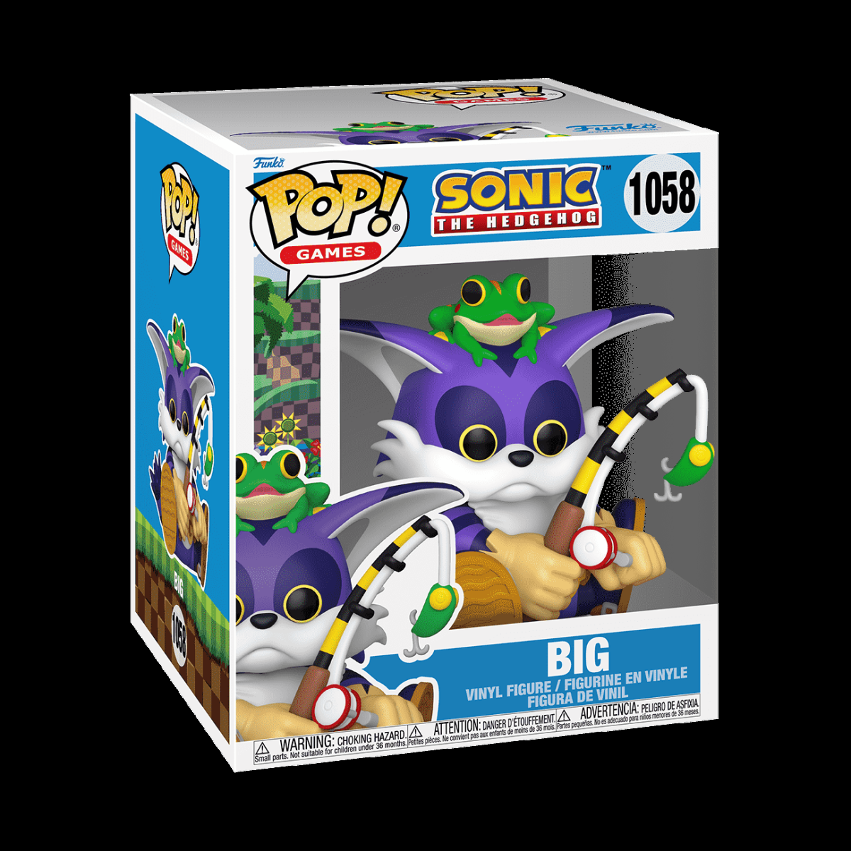 Pop! Super Big the Cat with Froggy - Figurine Pop! Sonic The Hedgehog - vue 2