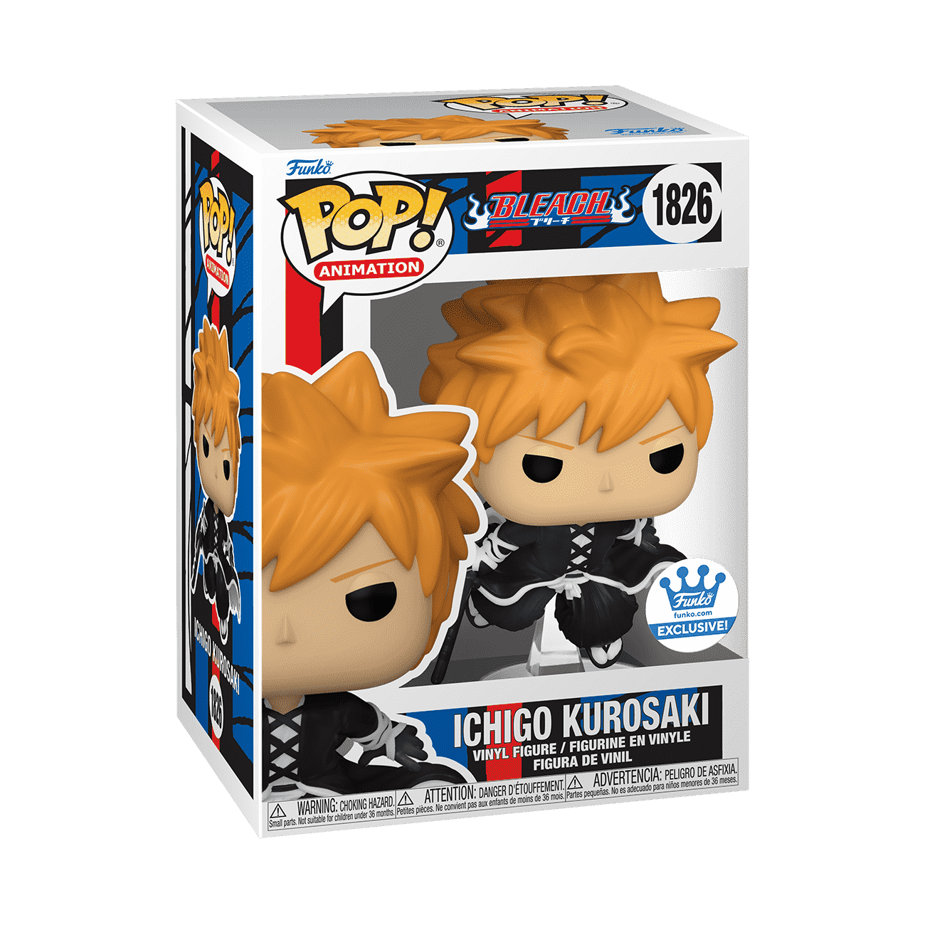 Pop! Ichigo Kurosaki (Getsuga Tensh?? Technique) - Figurine Pop! Bleach - vue 3