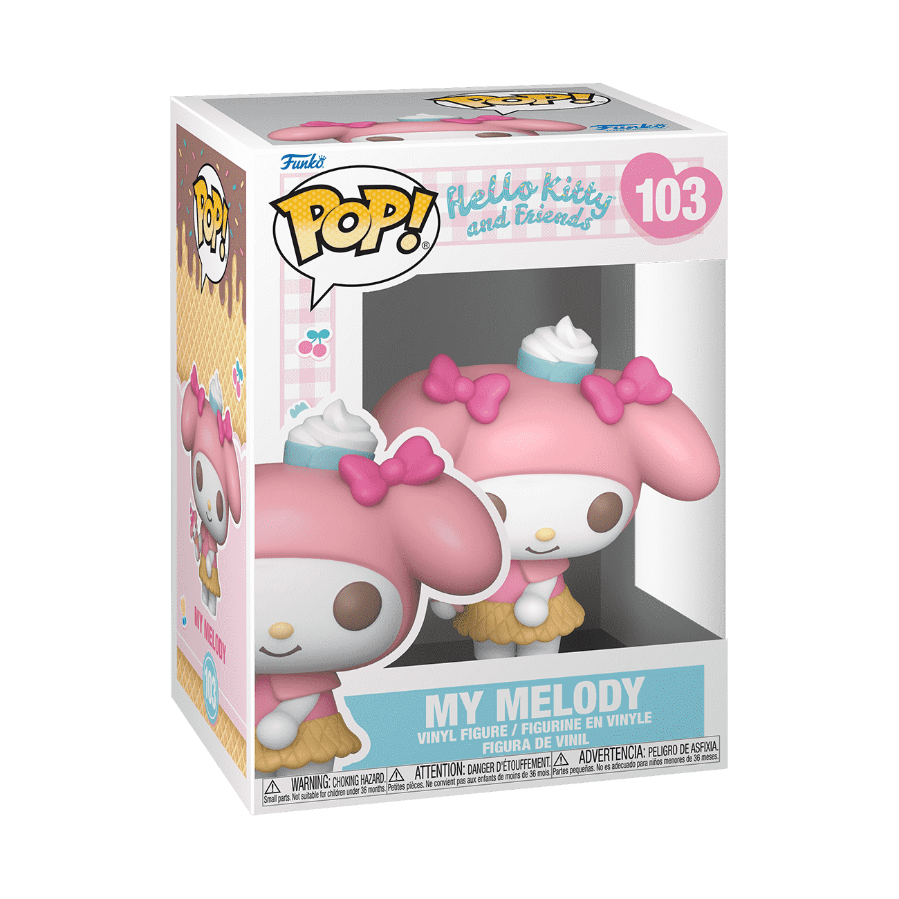 Pop! My Melody with Ice Cream - Figurine Pop! Sanrio - vue 2