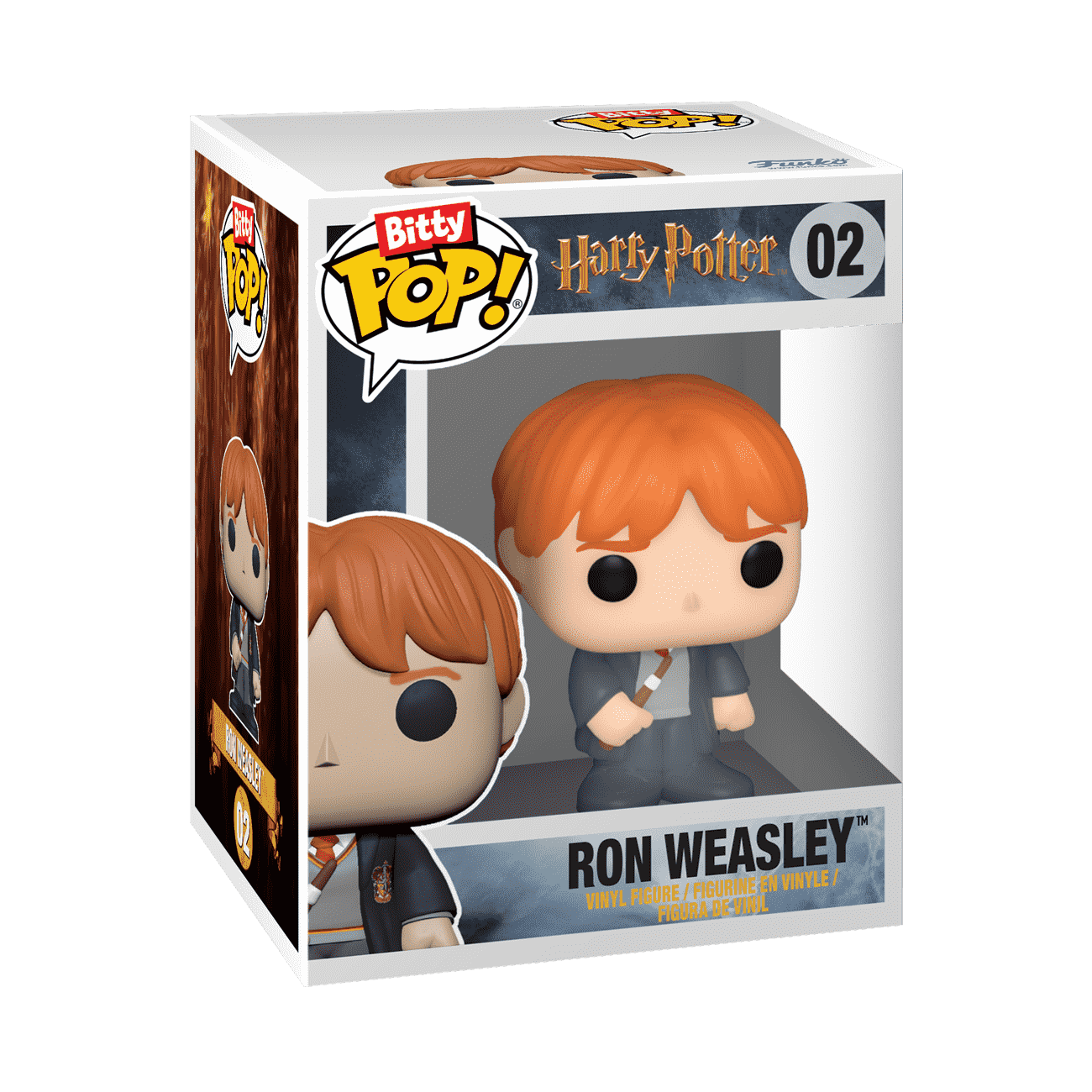 Bitty Pop! Hermione Granger & Ron Weasley 2-Pack - Figurine Bitty Pop! Harry Potter - vue 3