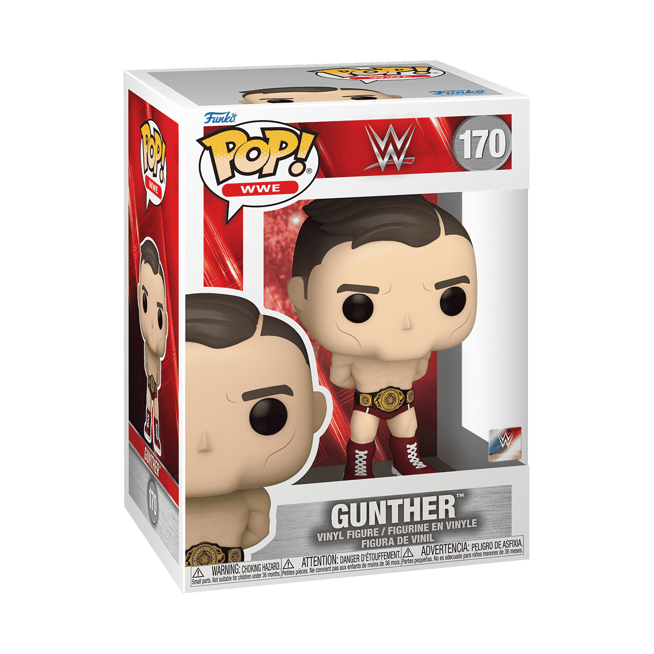 Pop! Gunther (Intercontinental Champion) - Figurine Pop! WWE - vue 2