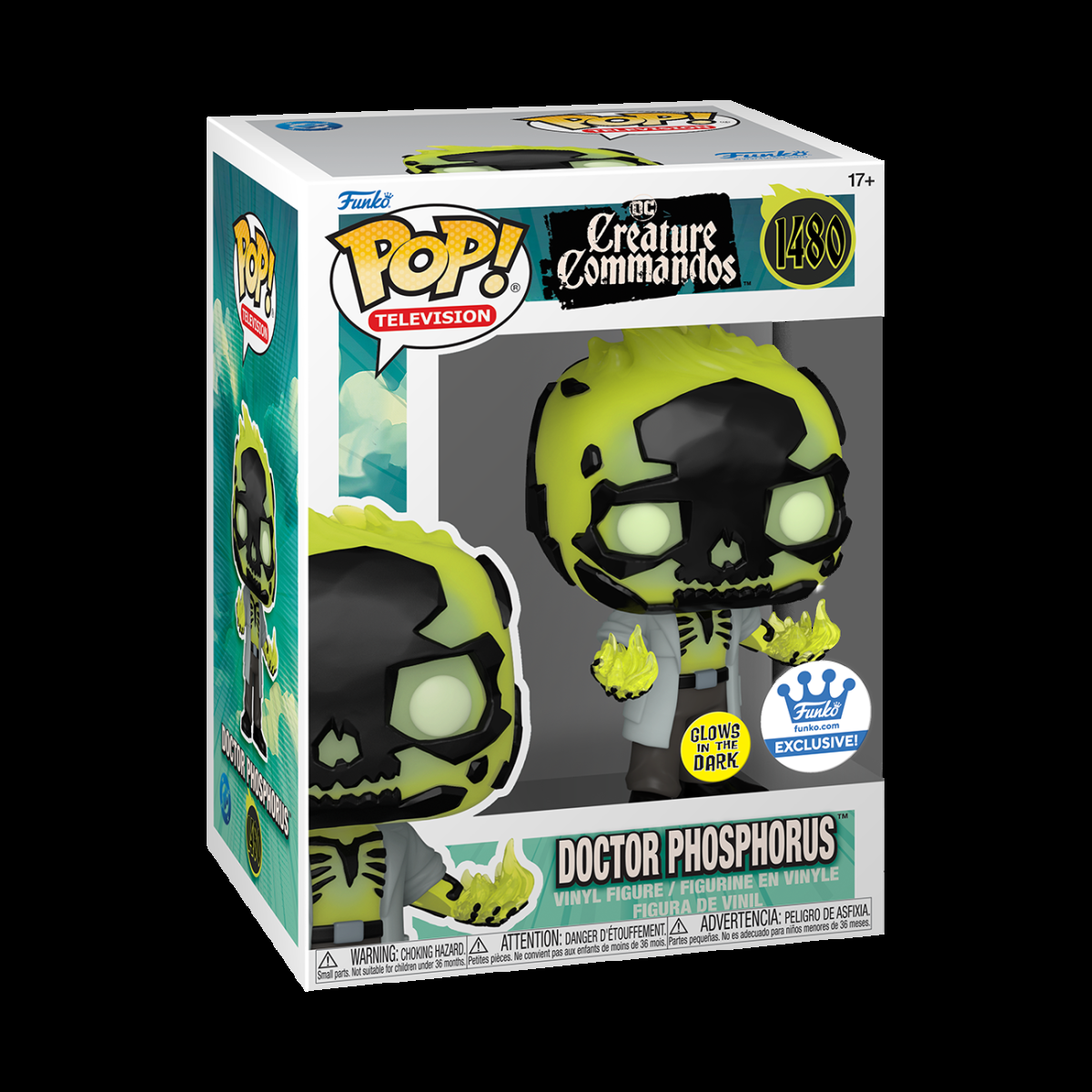 Pop! Dr. Phosphorus (Glow) - Figurine Pop! DC Comics - vue 3