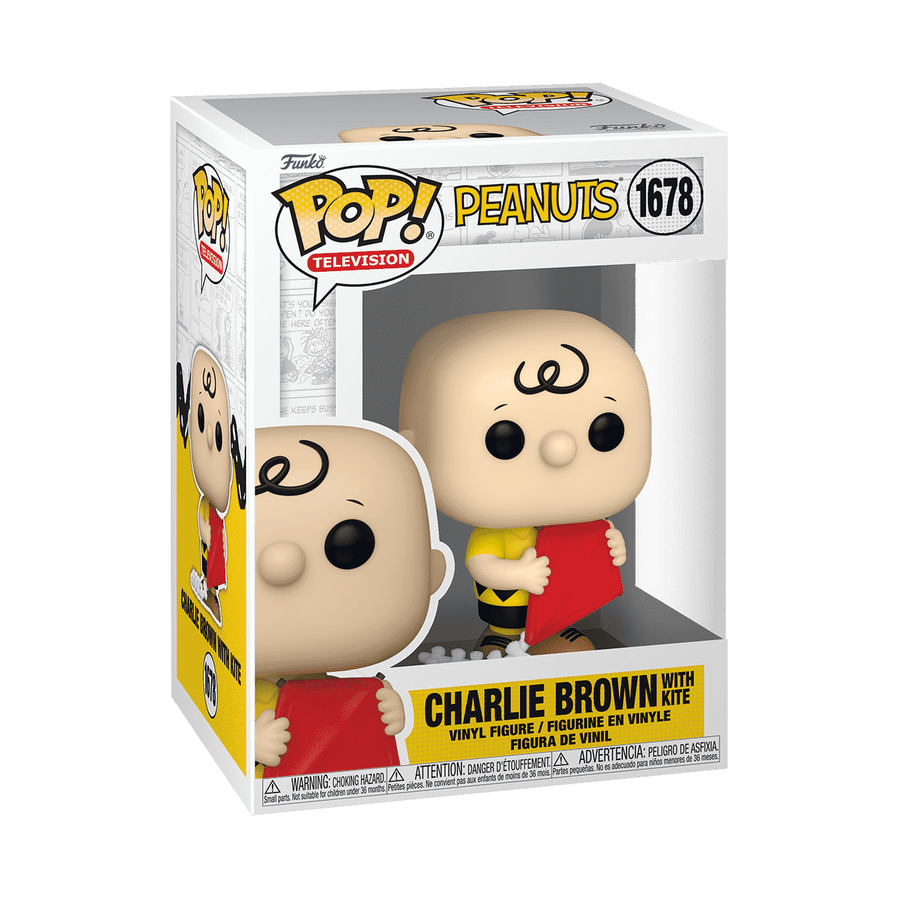 Pop! Charlie Brown with Kite - Figurine Pop! Peanuts - vue 2