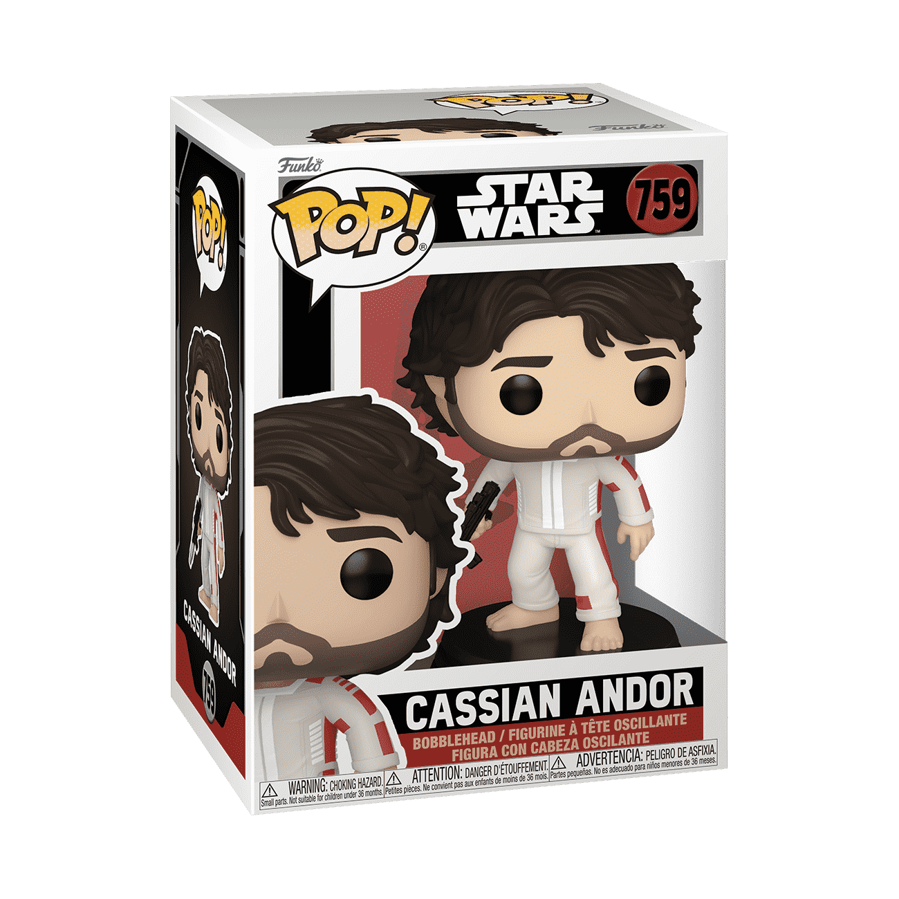 Pop! Cassian Andor with Blaster - Figurine Pop! Star Wars - vue 2