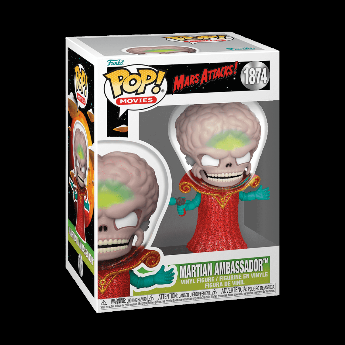 Pop! Martian Ambassador - Figurine Pop! Mars Attacks - vue 2