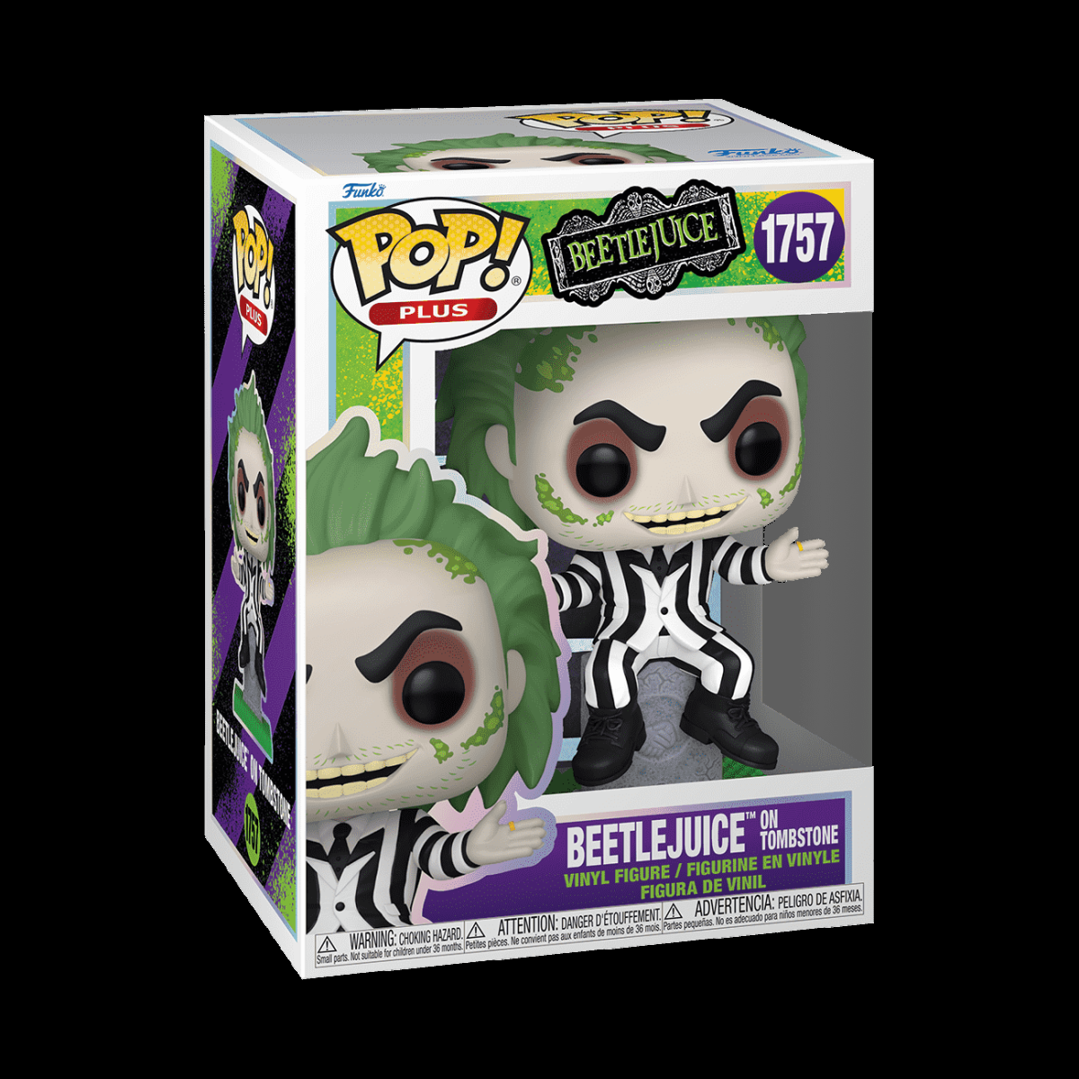 Pop! Plus Beetlejuice on Tombstone - Figurine Pop! Beetlejuice - vue 2
