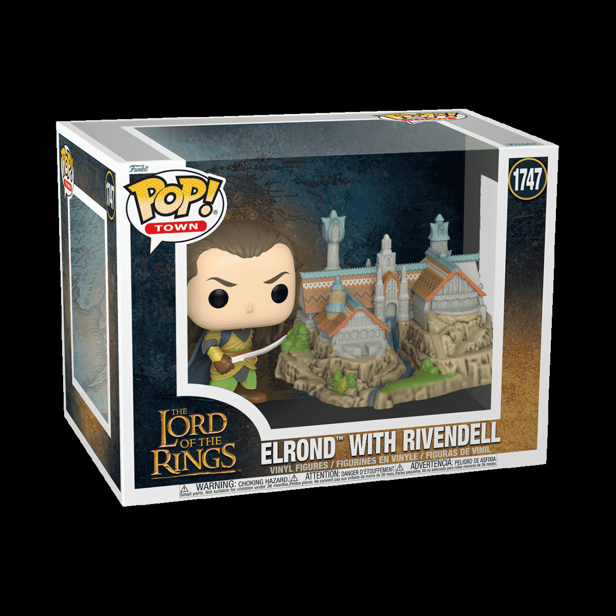 Pop! Town Lord Elrond with Rivendell - Figurine Pop! The Lord of the Rings - vue 2
