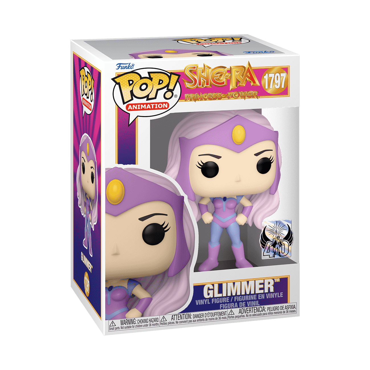 Pop! Glimmer (40th Anniversary) - Figurine Pop! Masters of the Universe - vue 2