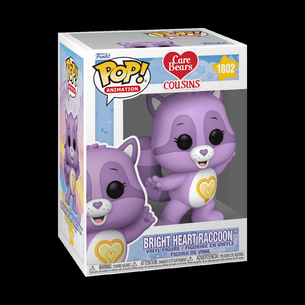 Pop! Bright Heart Raccoon - Figurine Pop! Care Bears - vue 2