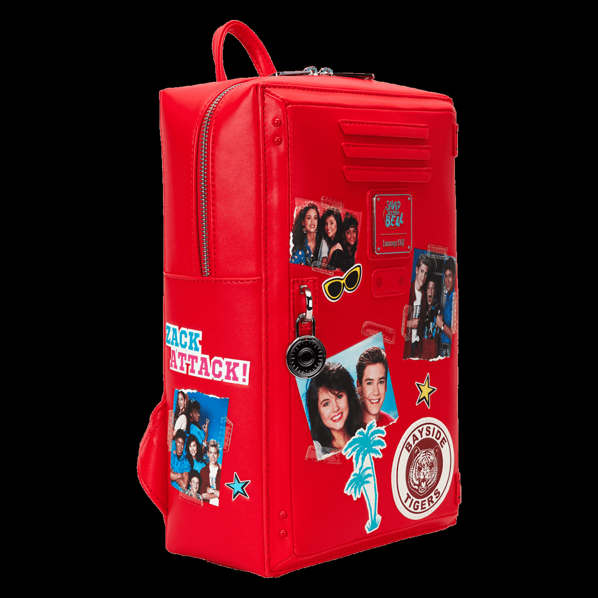 Saved By The Bell Bayside High Locker Figural Mini Backpack - Figurine Bags Saved by the Bell - vue 6