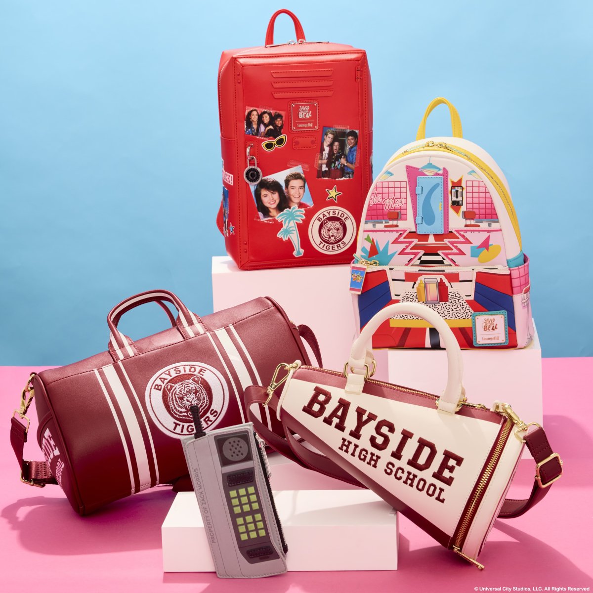 Saved By The Bell Bayside High Megaphone Figural Crossbody Bag - Figurine Bags Saved by the Bell - vue 3