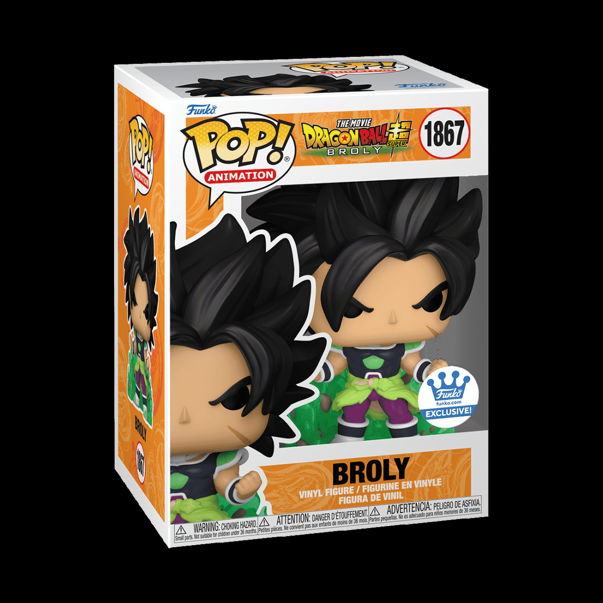 Pop! Broly (Enraged) - Figurine Pop! Dragon Ball - vue 3