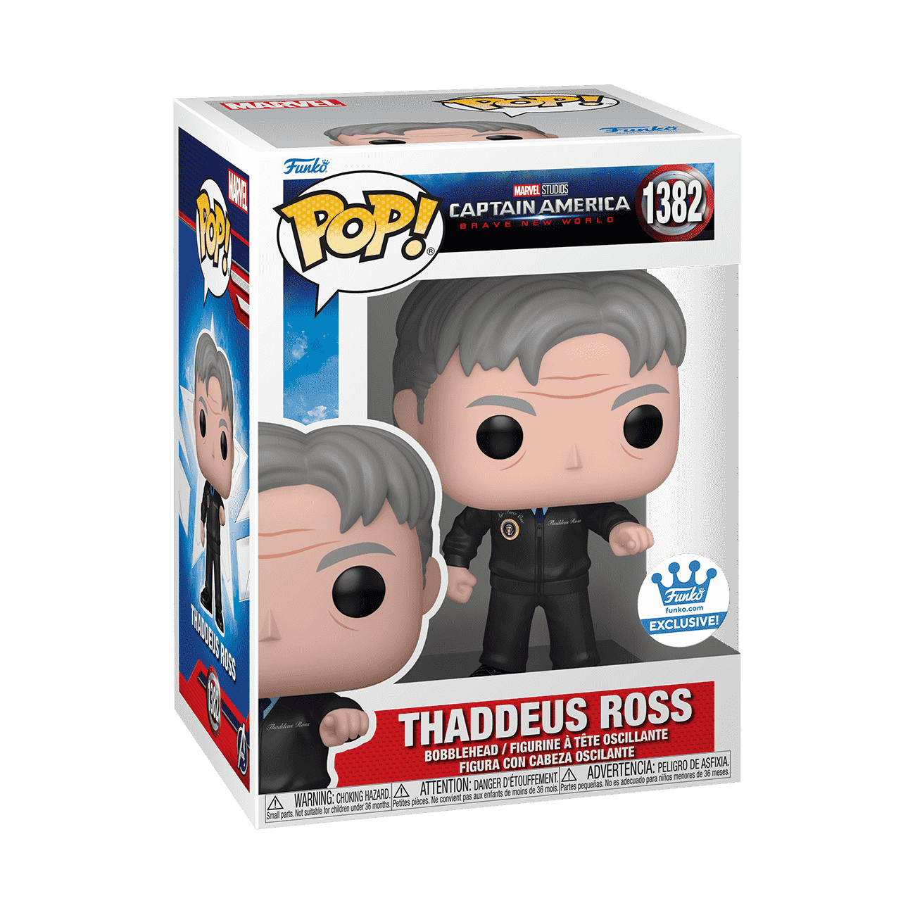 Pop! Thaddeus Ross (Pointing) - Figurine Pop! Marvel - vue 3