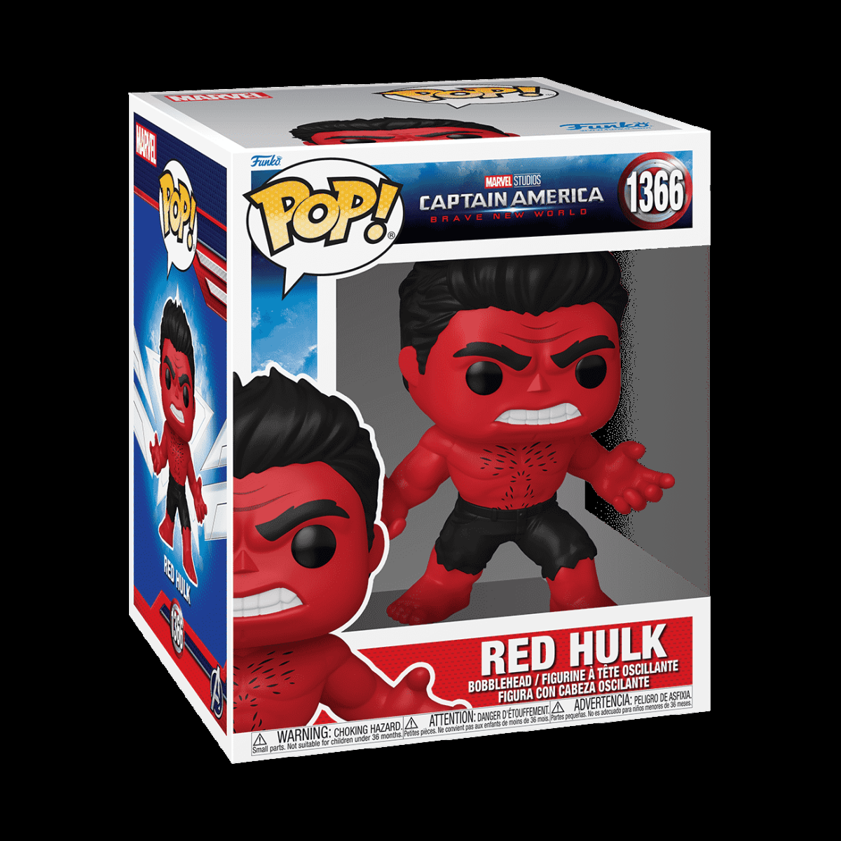 Pop! Super Red Hulk - Figurine Pop! Marvel - vue 2