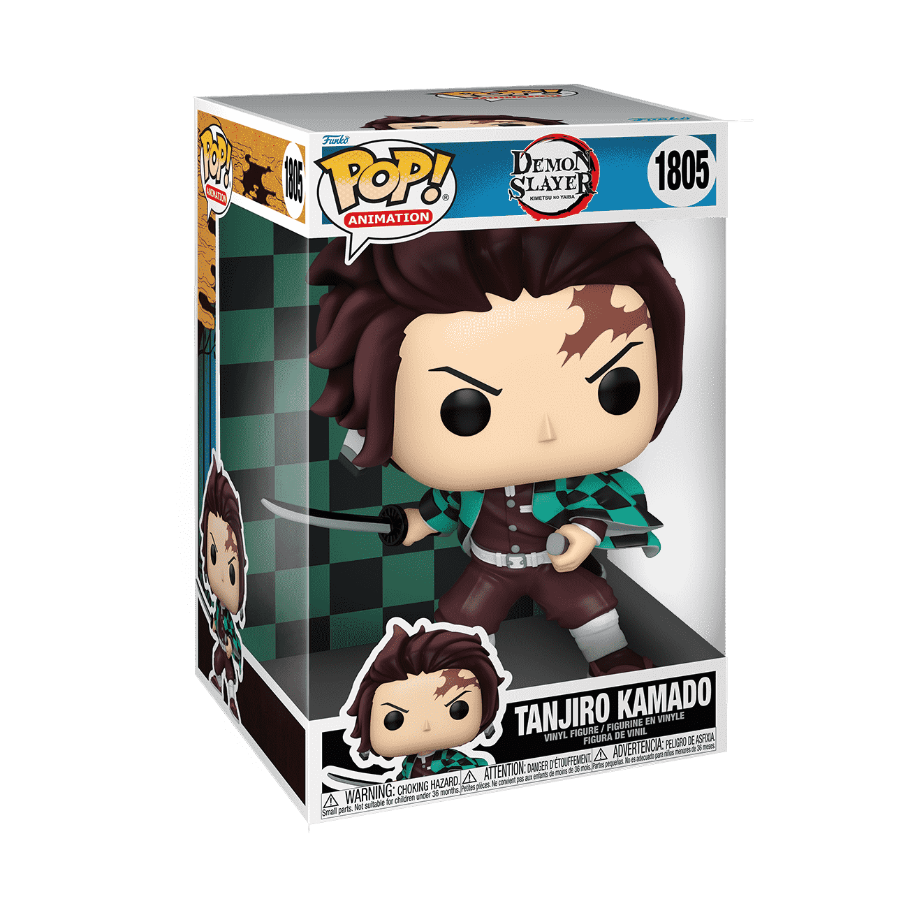 Pop! Jumbo Tanjiro Kamado - Figurine Pop! Demon Slayer - vue 2