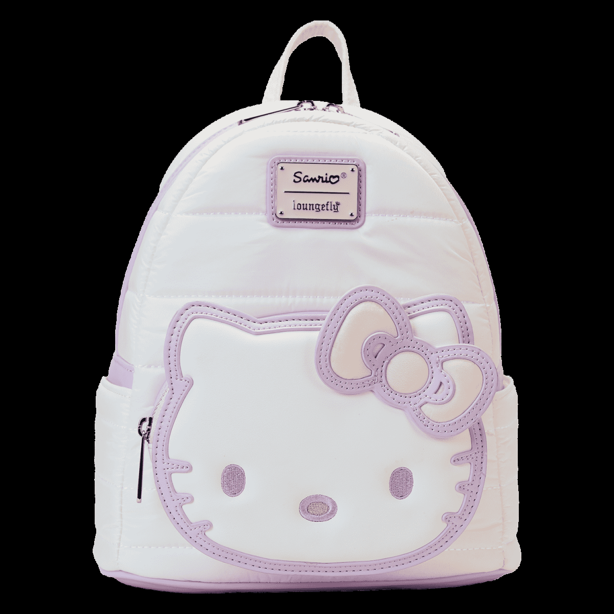 Sanrio Exclusive Hello Kitty Quilted Texture Mini Backpack - Figurine Bags