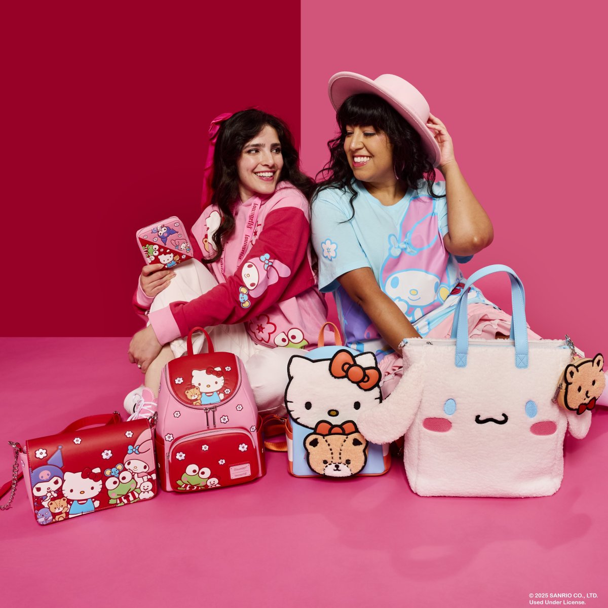 Sanrio Hello Kitty & Friends Color Block Mini Backpack - Figurine Bags Sanrio - vue 4