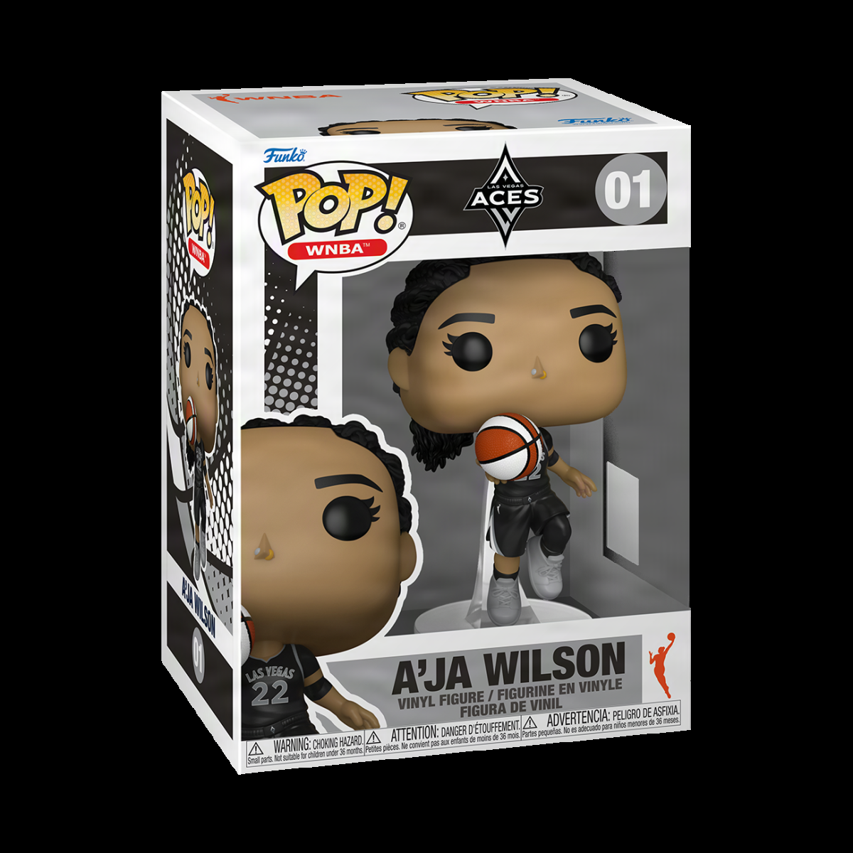 Pop! A???ja Wilson - Figurine Pop! WNBA - vue 2