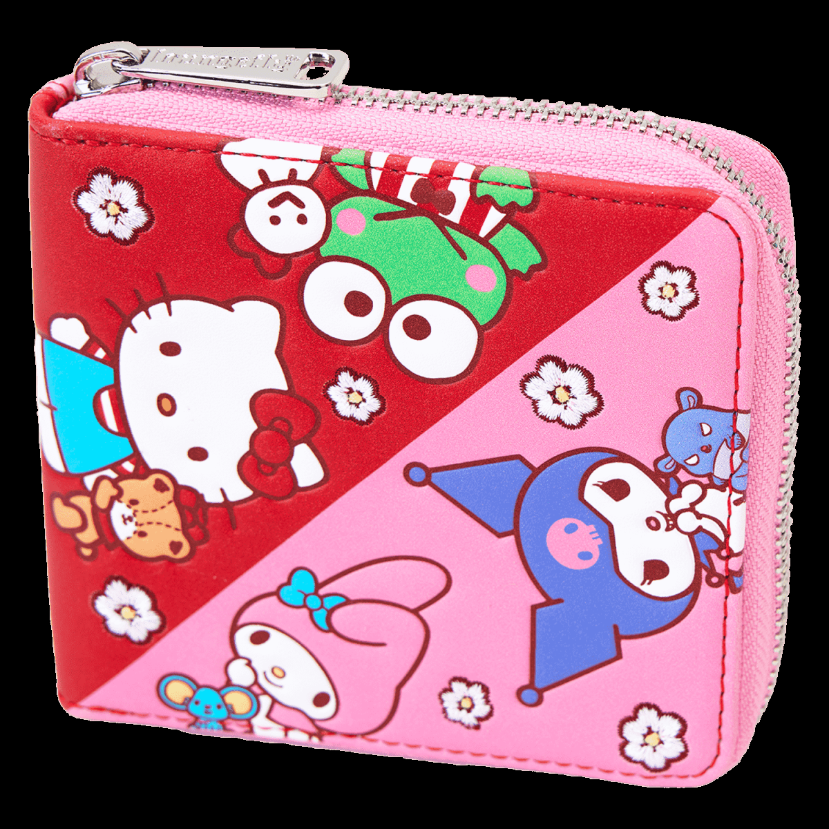 Sanrio Hello Kitty & Friends Color Block Zip Around Wallet - Figurine Wallets Sanrio - vue 5