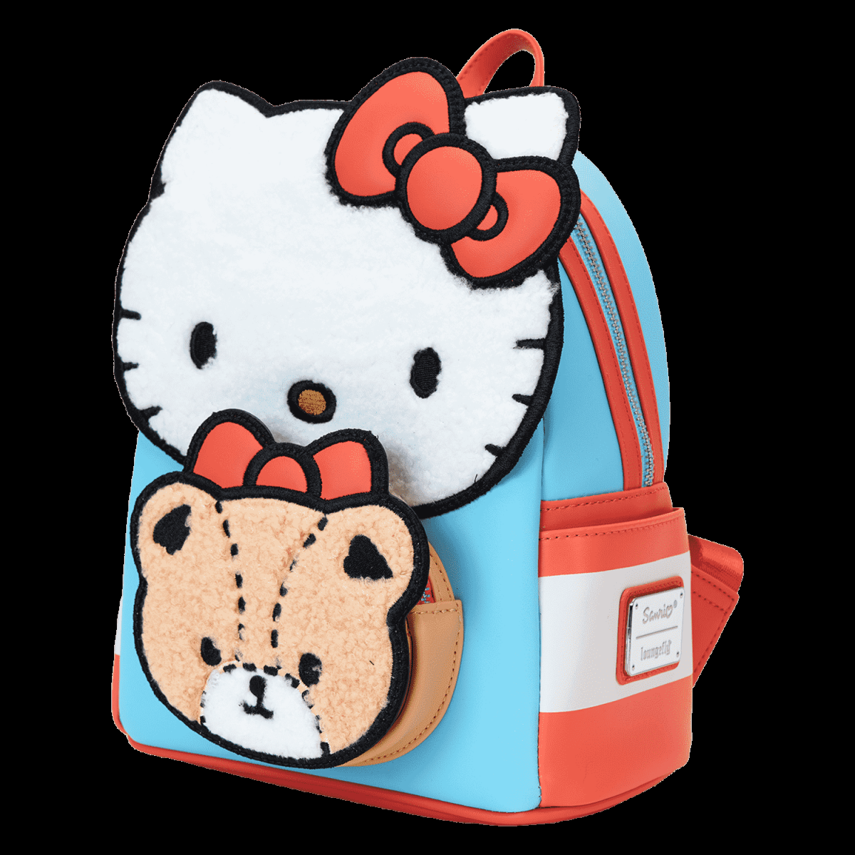 Sanrio Hello Kitty & Tiny Chum Bear Sherpa Mini Backpack - Figurine Bags Sanrio - vue 4